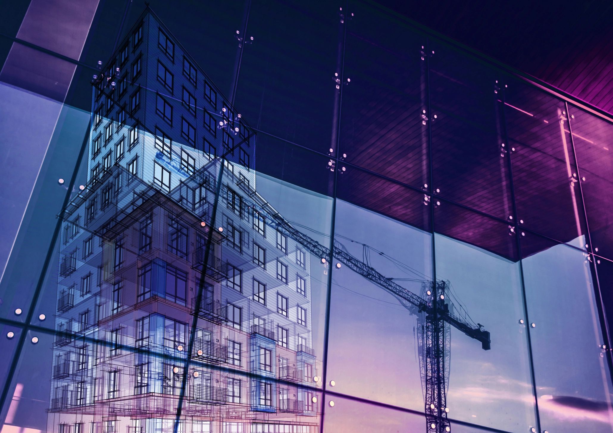 commercial construction site modern