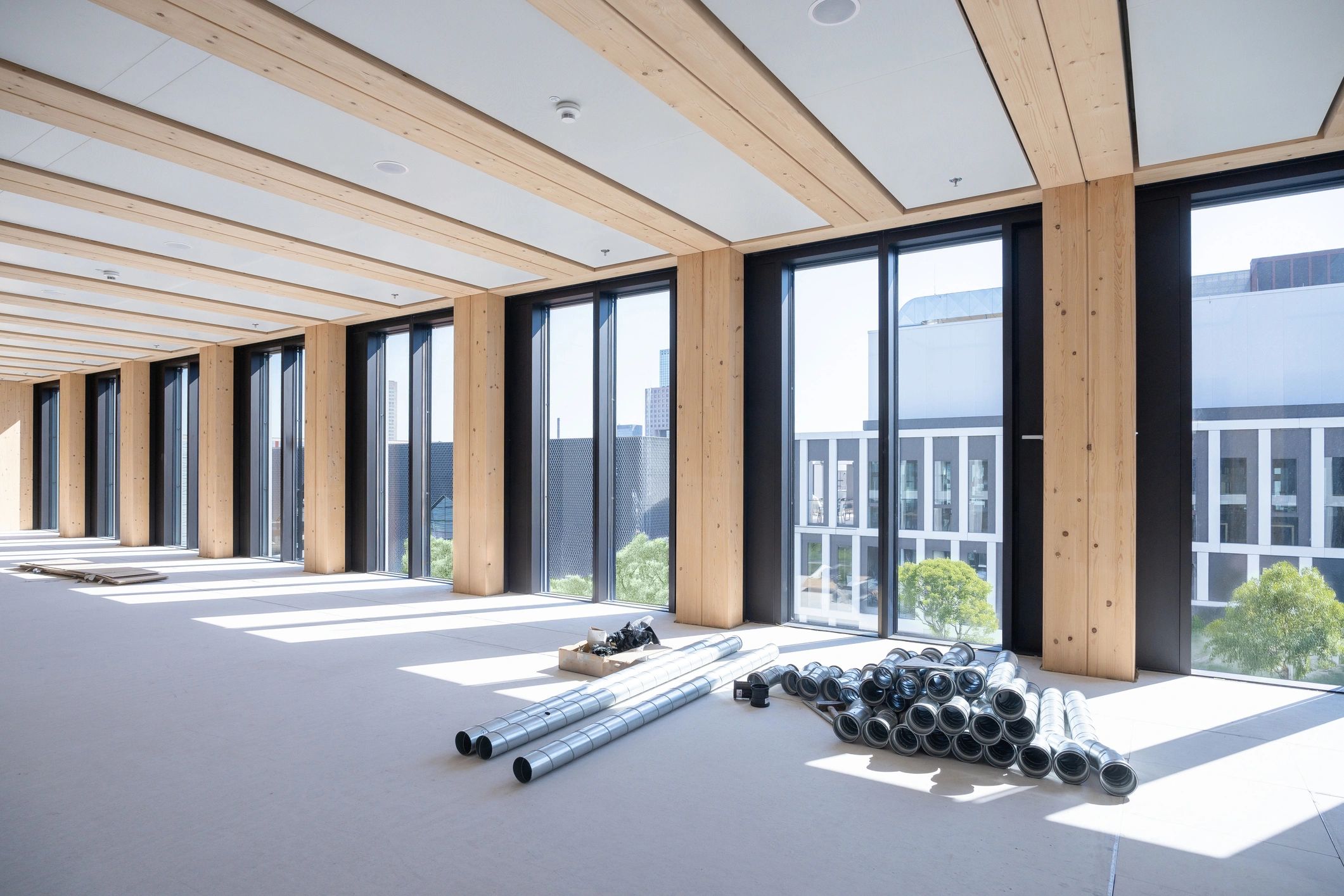 commercial construction site modern