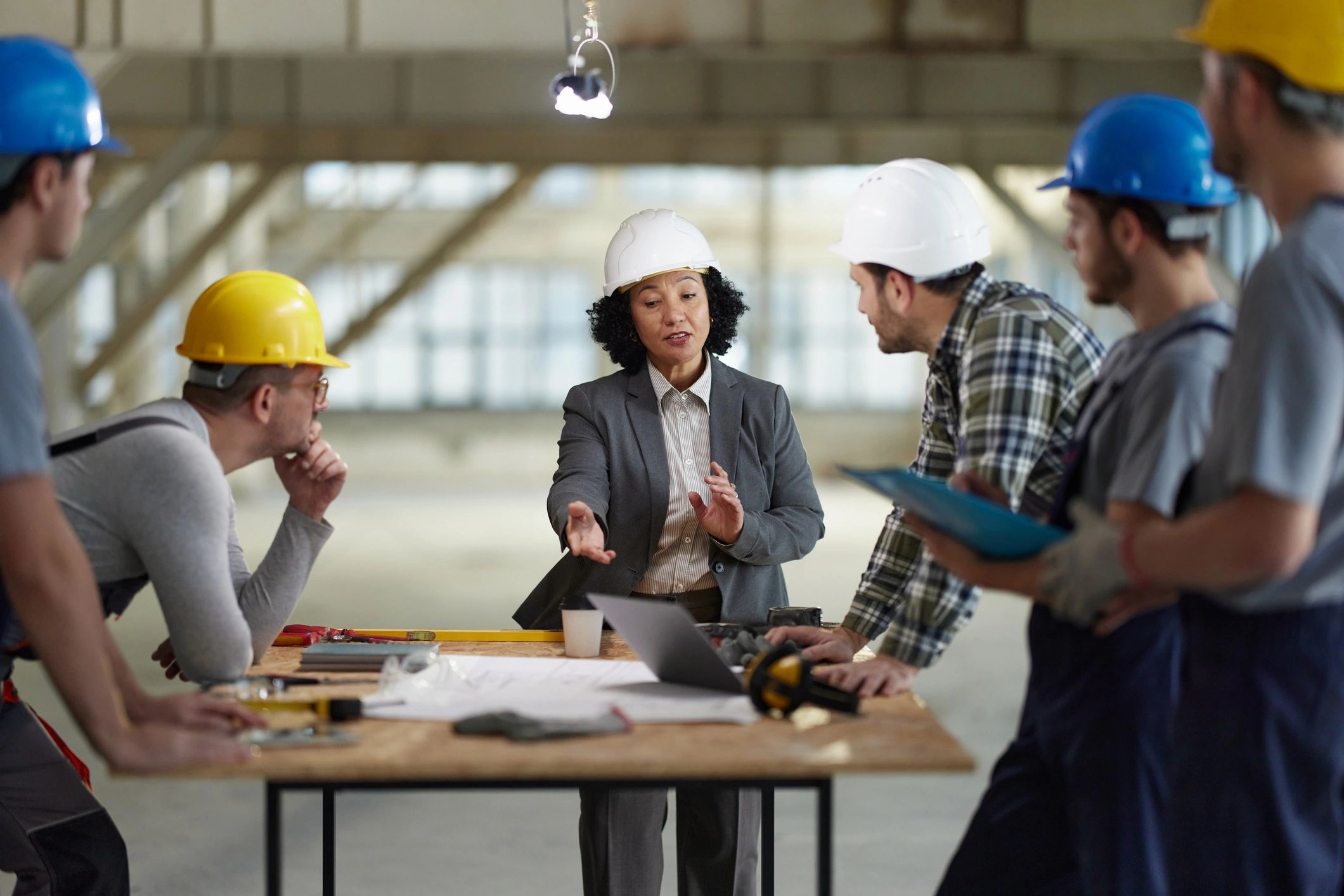 project manager on site