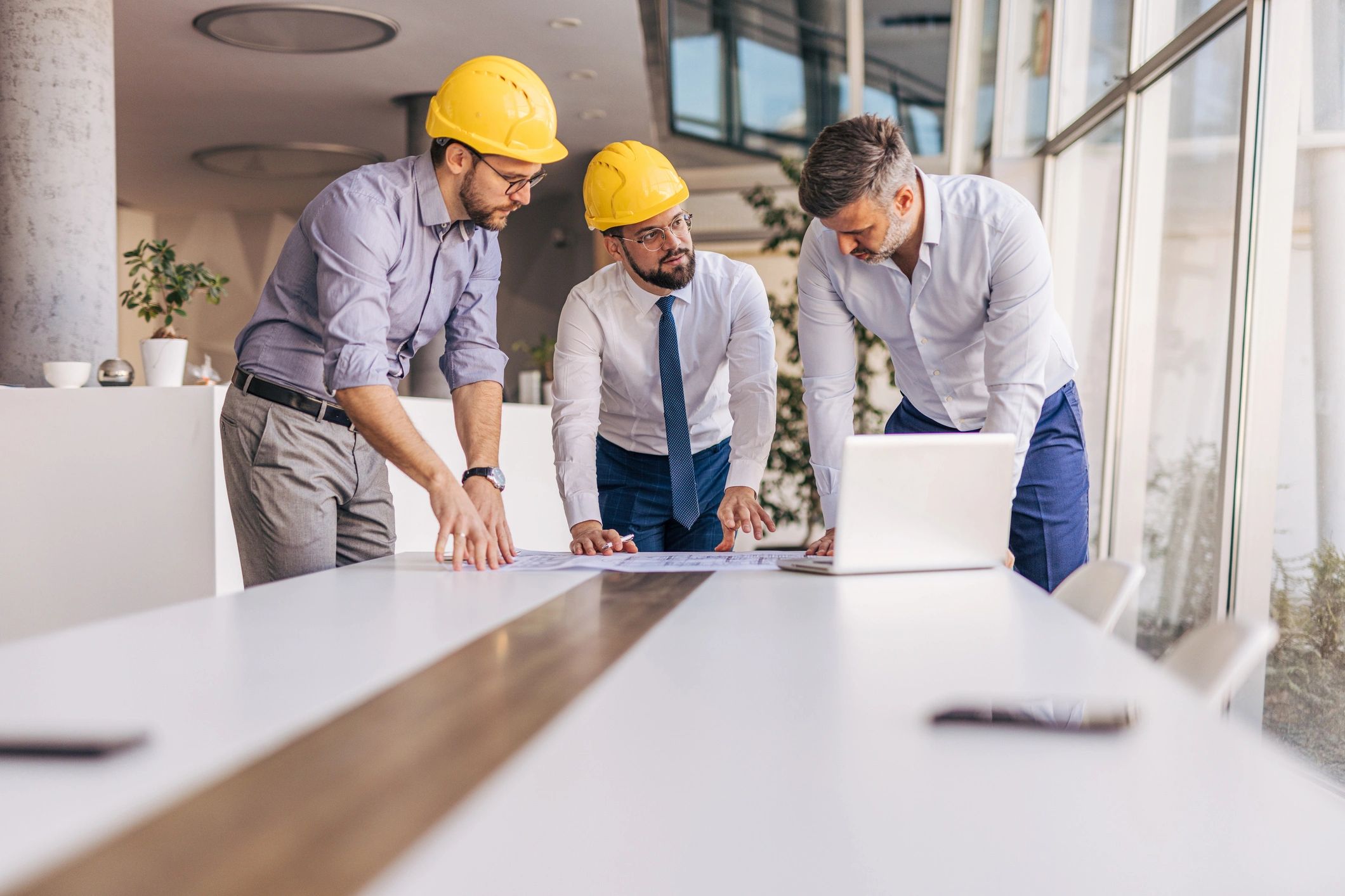 construction office meeting